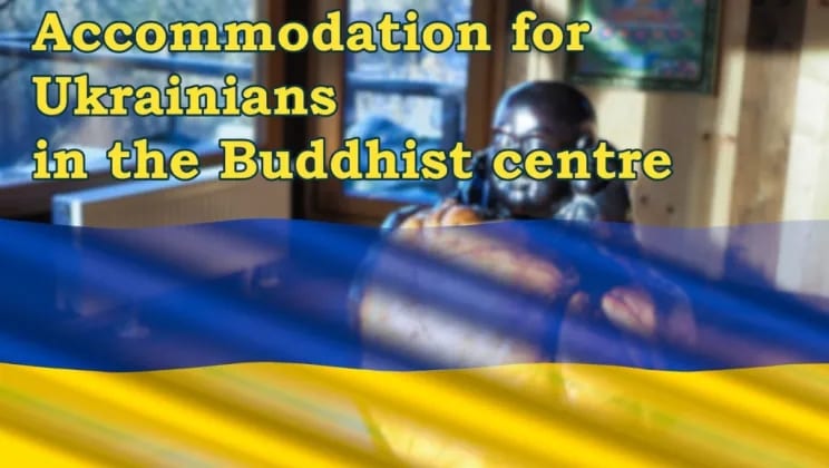 Ubytování pro Ukrajince v buddhistickém centru